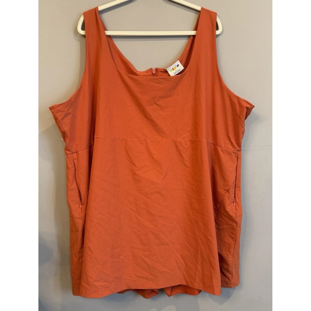 Alder Get Dirty Dress Orange Athleisure Size‎ 5X Skort